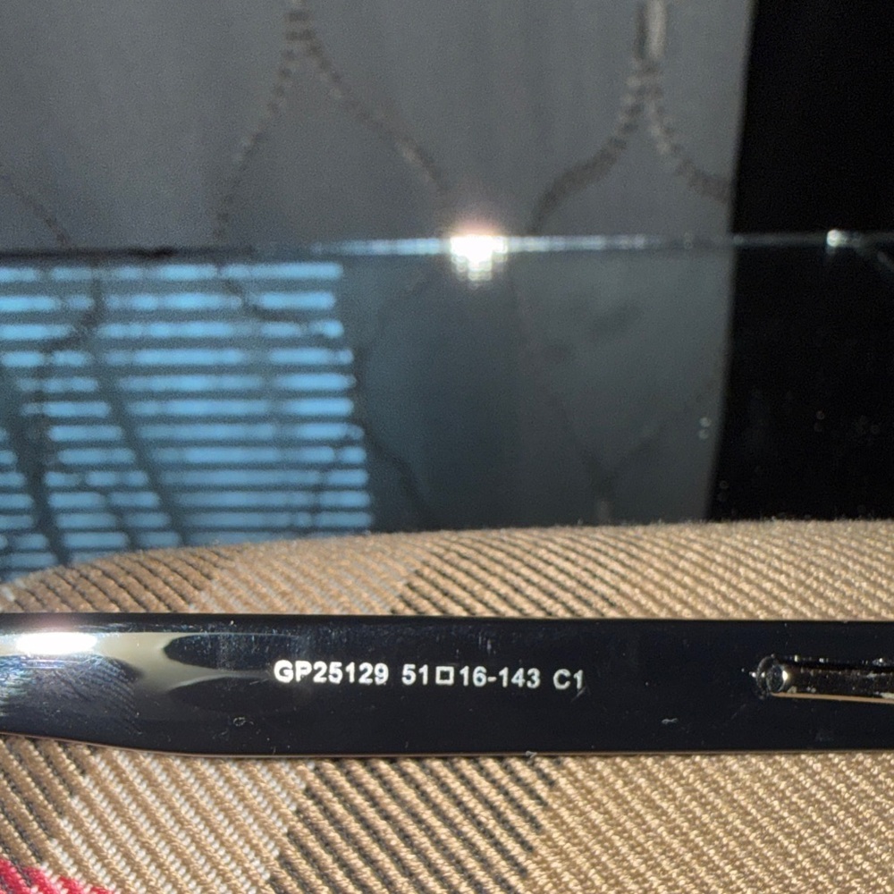 Burberry Black Rectangular Acetate Glasses - image 5